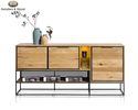 Sideboard "City" Henders & Hazel, Railway brown, ca. 190 cm - Eiche braun - 2