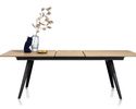 Tisch "City" Henders & Hazel, Railway brown/Metall schwarz, ca. 190 x 100 cm - Railway brown - 3