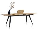 Tisch "City" Henders & Hazel, Railway brown/Metall schwarz, ca. 190 x 100 cm - Railway brown - 4