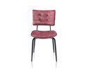 Stuhl "Manou" Henders & Hazel, Burgundy red/Metall schwarz - Burgundy red - 4