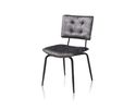 Stuhl "Manou" Henders & Hazel, anthrazit/Metall schwarz - anthrazit - 1