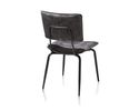 Stuhl "Manou" Henders & Hazel, anthrazit/Metall schwarz - anthrazit - 3