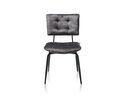 Stuhl "Manou" Henders & Hazel, anthrazit/Metall schwarz - anthrazit - 4