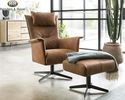 Hocker "Carola" Henders & Hazel, cognac - cognac/braun - 2