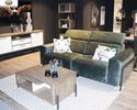 Henders & Hazel 3-er Sofa, leger "Busan" mit elektrischer Relaxfunktion - Olive - 2