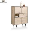 Highboard "Livada" Henders & Hazel Wildeichen Furnier Natur, LED Beleuchtung - braun/Wildeiche Natur - 2