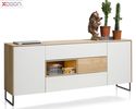 XOOON Sideboard "Darwin" - Eiche / weiß - 2