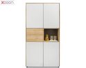 XOOON Schrank "Darwin" ca. 100x205 cm - Eiche / weiß - 2