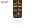 XOOON Vitrine "Modali", natur, mit LED-Beleuchtung - Natur - 1