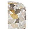 Coco Maison Hocker "Elite", rund, mehrfarbig - Creme - 4
