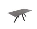 Esstisch "Perth", Marble, Metall schwarz - Anthrazit - 1