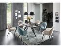 Esstisch "Perth", Marble, Metall schwarz - Anthrazit - 6
