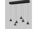 LED-Pendelleuchte "Romeo" mit Easy-Lift-Funktion - schwarz - 2