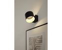 Musterring LED-Wandleuchte "Loop", Metall schwarz/gold - Schwarz/Gold - 4
