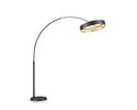 Musterring LED-Stehleuchte "Loop", Up-and-Down-Beleuchtung - Schwarz/Gold - 1