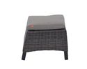 Hocker "Corido" ca. 61x45x63 cm, inkl. Sitzkissen - Charcoal grey - 3