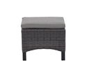 Hocker "Corido" ca. 61x45x63 cm, inkl. Sitzkissen - Charcoal grey - 4