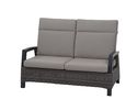 Lounge 2-er Sofa "Corido" mit verstellbarer Rückenlehne - Charcoal Grey - 1