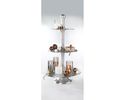 Etagere aus Aluminium, ca. 95 cm hoch - Silber - 2