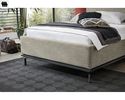 Boxspring Polsterbett "Delphi" Musterring, hellgrau, Bettkasten,  140 x 200 cm - hellgrau - 4