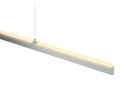 LED-Pendelleuchte "Karo" mit Up- and Down-Beleuchtung - Silber - 1