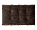 XXL-Kissen Breitcord, ca. 70x120 cm - Anthrazit/Braun/Zimt - 1
