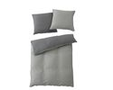 Interliving Bettwäsche 9128, grau, Satin, ca. 135x200 cm - Grau - 1