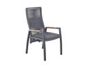 Interliving Positionsstuhl 7011 mit Teakarmlehne - Anthrazit - 1