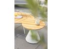 Interliving Couchtisch 7015, rund, Teakholz - Taupe - 4
