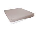 Elastan-Feinjersey Spannbettlaken, grau, ca. 100x200 cm - Kiesel - 1