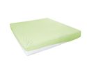 Elastan-Feinjersey-Spannbettlaken, gelb, ca. 190x200 cm - Limone - 1