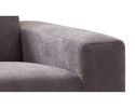 3-er Sofa "Irina", leger, Mikrofaserbezug, mit zwei Zierkissen - grau/hellgrau - 2