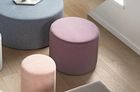 Hocker rund, dunkellila - dark violet - 1