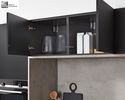 Interliving Küche 3340 schwarz softmatt / Beton Nachbildung - Grau / Schwarz - 5