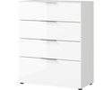 Kommode "Göteborg", 4 Schubkästen - Weiß - 2
