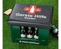 Bierkasten Sitzpolster "Gerste Hilfe", ca. 34x44 cm - Schwarz - 1