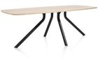 XOOON Arvada, Tisch 250 x 110 cm. - ovale - zentralem Fuß lang - Beige, Braun - 2