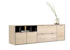 XOOON Elements, Sideboard 210 cm. - 3-Türen + 2-Laden + 3-Nischen + Led -  - 2