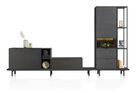 XOOON Elements, Sideboard 240 cm. - 3-Türen + 2-Laden + 5-Nischen + Led -  - 3
