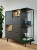 XOOON Elements, Highboard 90 cm. - 2-Türen + 1-Lade + 2-Nischen + Led -  - 10