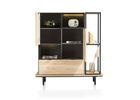 XOOON Elements, Highboard 90 cm. - 2-Türen + 1-Lade + 2-Nischen + Led -  - 5