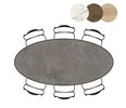 XOOON Masura, Tisch Ellipse - 220 x 105 cm - Schwarz, Grau - 3