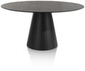 XOOON Arabax, Tisch - rund - 150 x 120 cm - Schwarz - 1