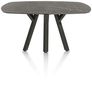 XOOON Minato, Tresentisch - oval - 150 x 105 cm. (hoehe: 92 cm.) - Schwarz - 3