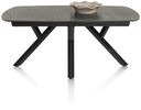 XOOON Minato, Auszugstisch - oval - 180 (+ 60) x 110 cm. - Schwarz - 5