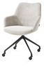 XOOON Mats, Armlehnstuhl - Aluminium Gestell + Rollen - selected choices - Schwarz/ Anthrazit, Braun, Grau, Gruen, Orange, Taupe, Weiss - 2