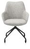 XOOON Mats, Armlehnstuhl - Aluminium Gestell + Rollen - selected choices - Schwarz/ Anthrazit, Braun, Grau, Gruen, Orange, Taupe, Weiss - 5