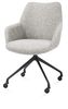 XOOON Mats, Armlehnstuhl - Aluminium Gestell + Rollen - selected choices - Schwarz/ Anthrazit, Braun, Grau, Gruen, Orange, Taupe, Weiss - 6