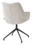 XOOON Mats, Armlehnstuhl - 4-Fuß Aluminium Gestell - drehbar - selected choices - Schwarz/ Anthrazit, Braun, Grau, Gruen, Orange, Taupe, Weiss - 3