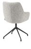 XOOON Mats, Armlehnstuhl - 4-Fuß Aluminium Gestell - drehbar - selected choices - Schwarz/ Anthrazit, Braun, Grau, Gruen, Orange, Taupe, Weiss - 7